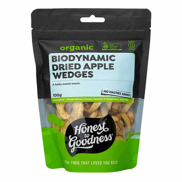 Honest to Goodness Dried Apple Wedges 100g